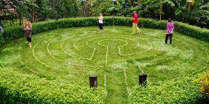 Labyrinth walking meditation