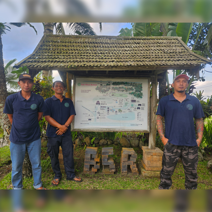 Bali Silent Retreat Security crew